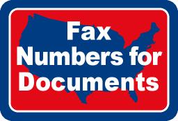 Fax Numbers For Documents