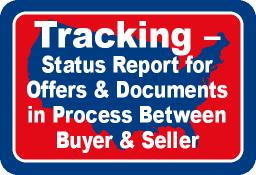 Tracking - Status Report for Officers & Documents in Process Between Buyer & Seller