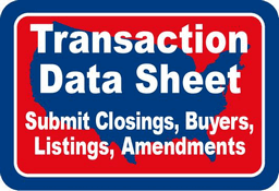 Transaction Data Sheet - Submit Closings, Buyers, Listings, Amendments